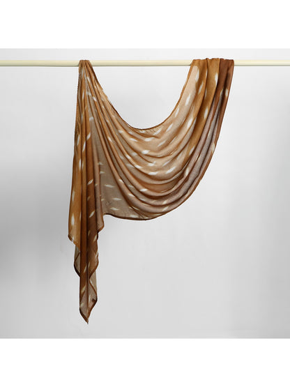 Scarvii - Abstract Fawn Print Fashion Scarf