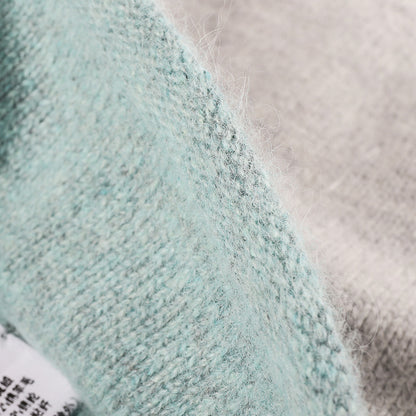 Blush Pink reversible contrast-edge knit beanie product view