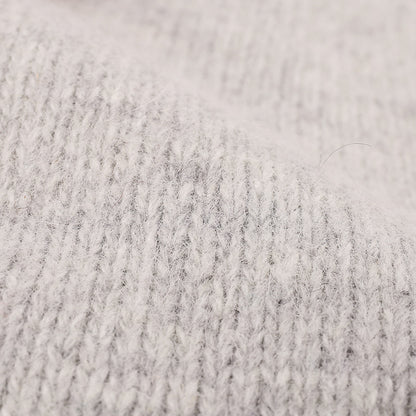 Blush Pink reversible contrast-edge knit beanie product view