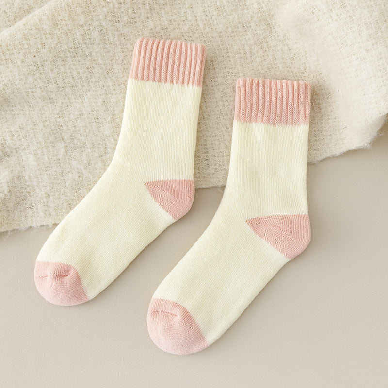 Rufia - Soft Creamy Tone Everyday Crew Socks
