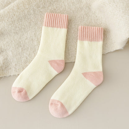 Rufia - Soft Creamy Tone Everyday Crew Socks