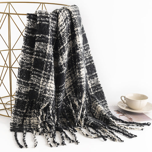 Scarvii - Autumn and Winter Plaid Scarf for Women