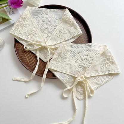 Vintage Flower Crochet Headband