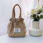 Corduroy Drawstring Handheld Storage Bag