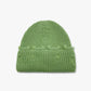 Haila - Solid Color Distressed Frayed Knitted Hat for Women