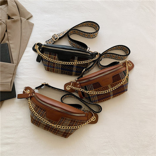 Classic Plaid Belt Bag