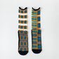 Rufia - Asymmetrical Pattern Sheer Socks