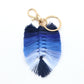 Koco - Handwoven Cotton Leaf Tassel Keychain