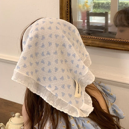 Scarvii - Farmhouse Romantic Floral Headscarf