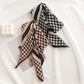 Scarvii - Classic Houndstooth Square Scarf