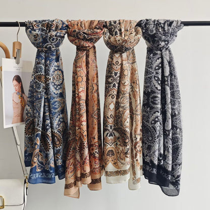 Scarvii - Paisley Floral Medallion Scarf