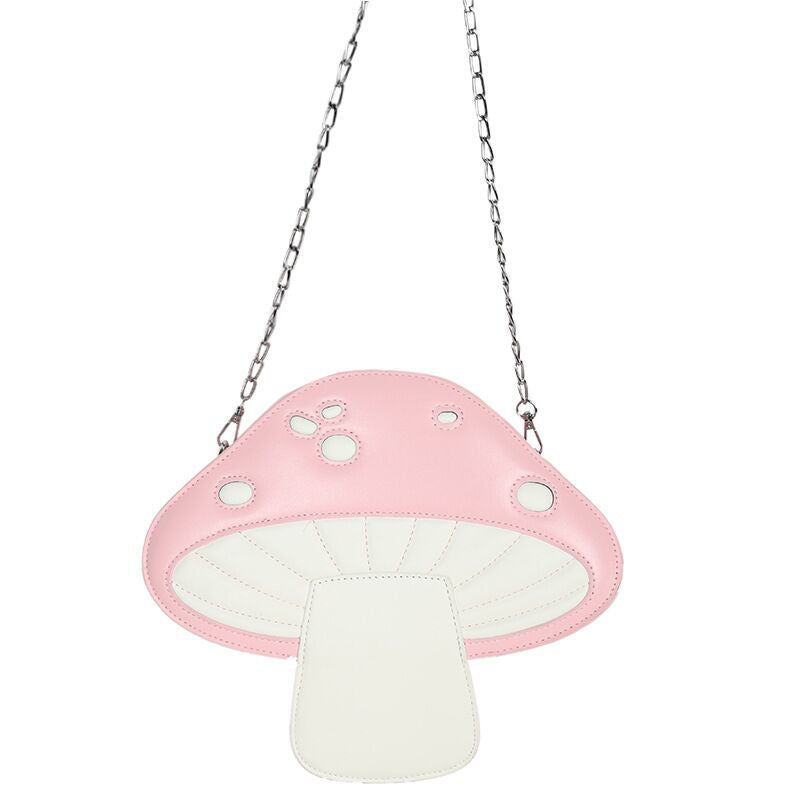 Adorable Mushroom Chain Shoulder Bag