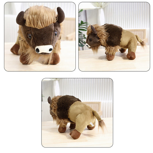 Kawai-  Bison Plush Toy Yak Doll