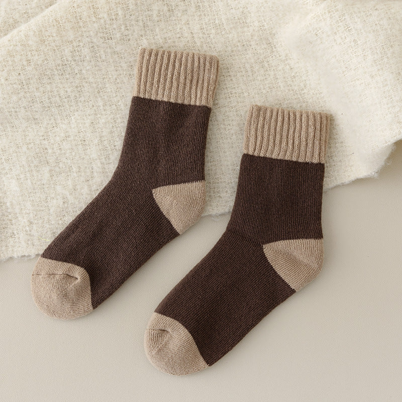 Rufia - Soft Creamy Tone Everyday Crew Socks