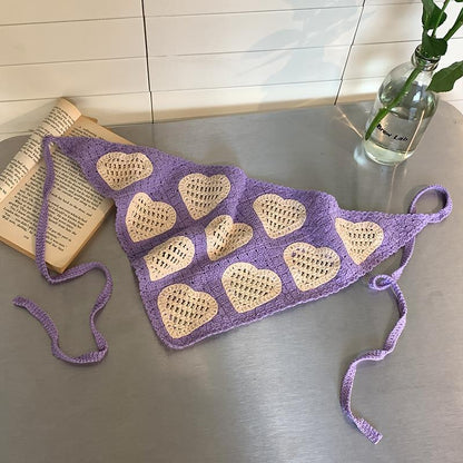 Scarvii - Heart Crochet Headband