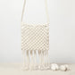 Cosbai - Handmade Cotton Rope Fringe Shoulder Bag