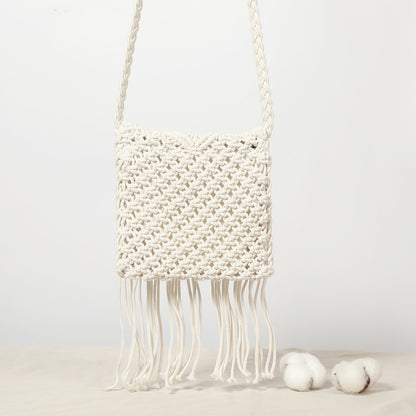Cosbai - Rope Fringe Shoulder Bag