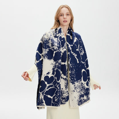 Scarvii - Abstract Butterfly Fringe Scarf
