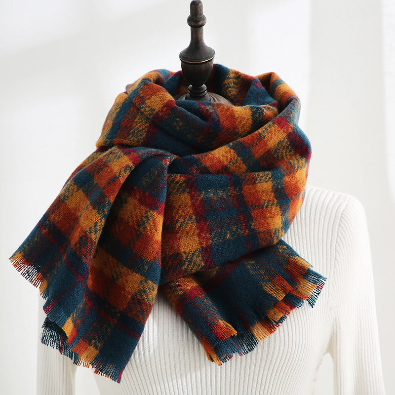 Scarvii - Colorful Plaid Scarf for Women