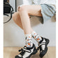 Rufia Cotton Socks for Women | 5 Pairs | Smile and Bear Pattern | Cute and Fashionable