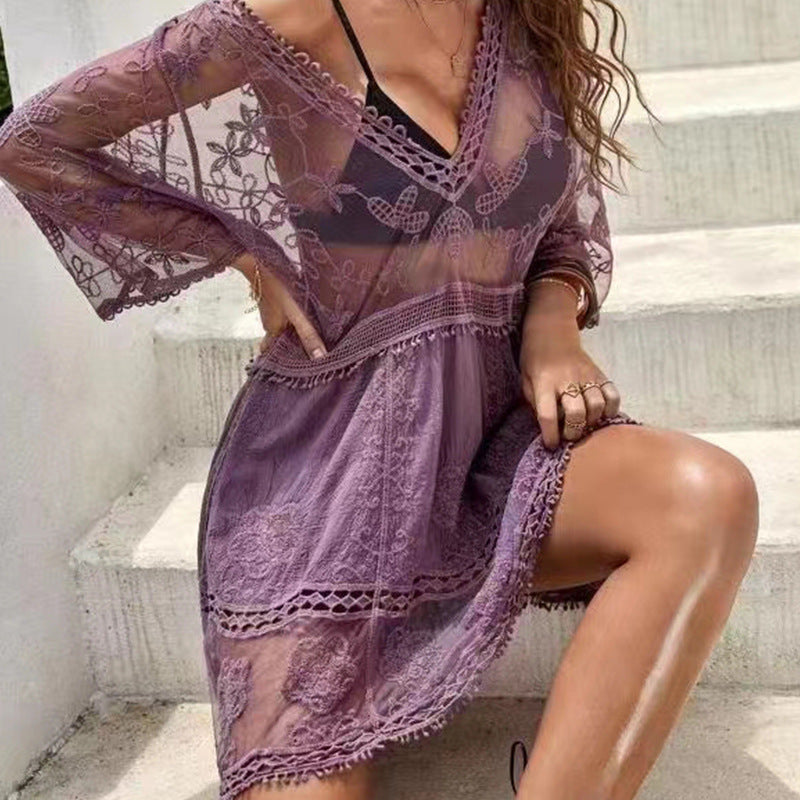 Sexy Loose Beach Cover-Up Dress