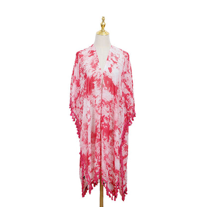 Scarvii Summer Beach Bikini Shawl Top displayed on a white background