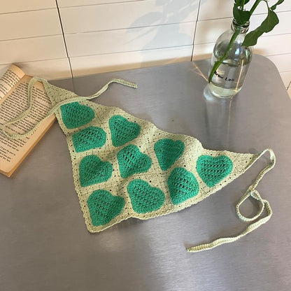 Scarvii - Heart Crochet Headband