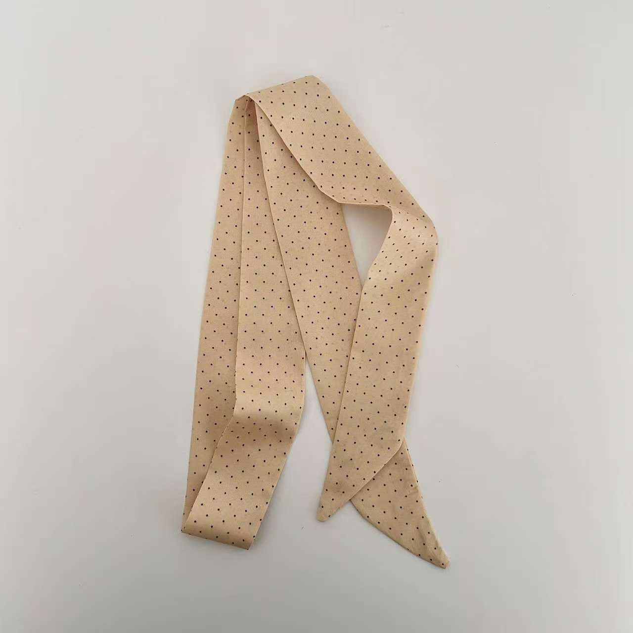Scarvii Vintage Floral Pattern Skinny Scarf