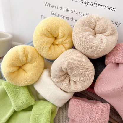 Rufia - 6-Pair Set of Candy Color Thick Socks