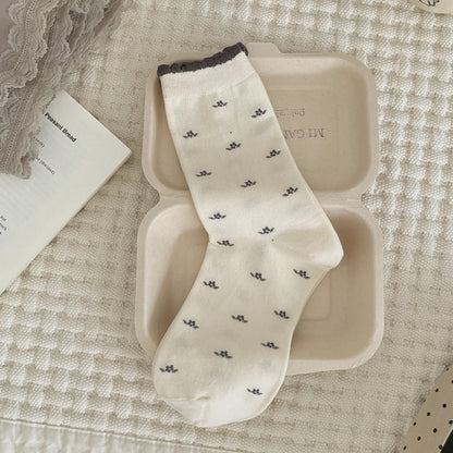 Product image for Rufia - Women's Vintage-Inspired Socks (Ivory)