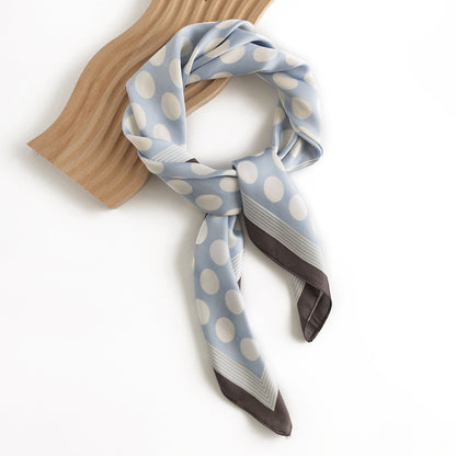 Scarvii - Classic Polka Dot Square Scarf