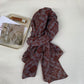 Scarvii - Vintage Floral Pleated Scarf