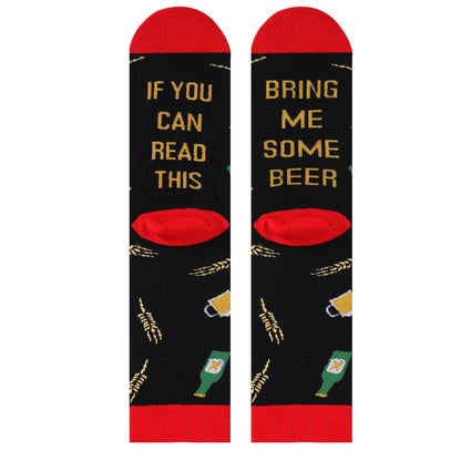 Rufia - 4 Pairs IF YOU CAN READ THIS Funny Socks