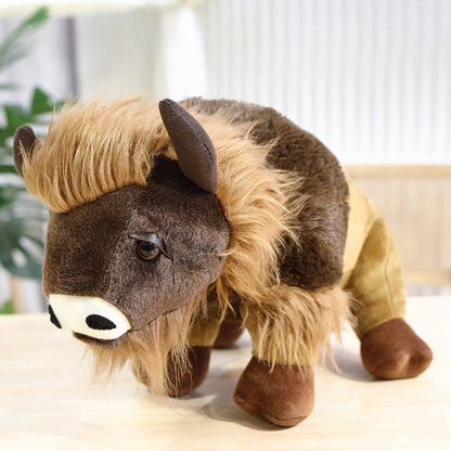 Kawai-  Bison Plush Toy Yak Doll