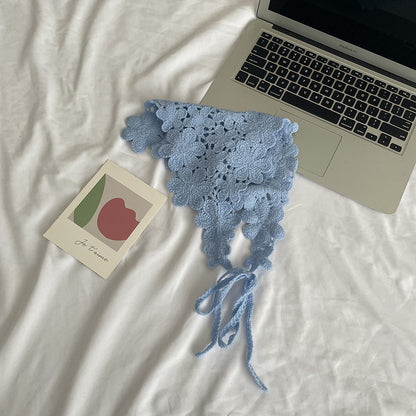 Solid Color Floral Headband