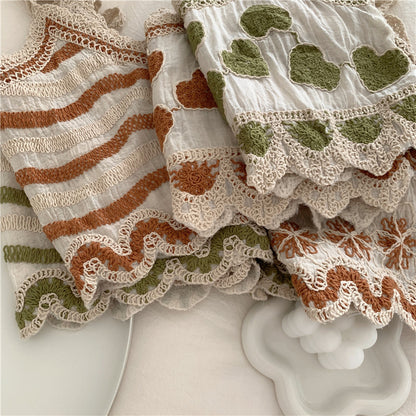 Embroidered Summer Tank Top