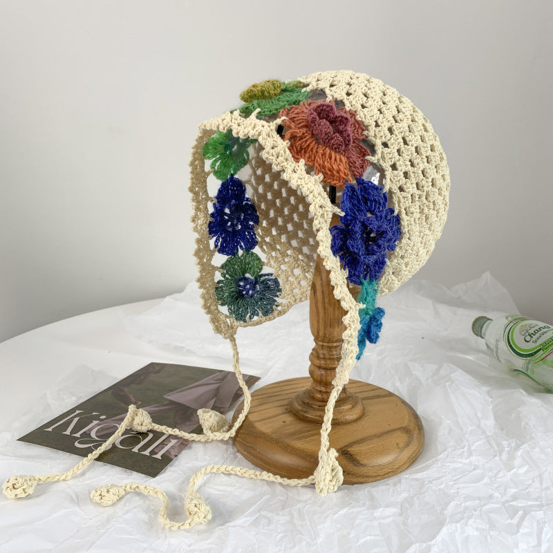 Handmade Crochet Flower Hat