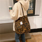 Printed Corduroy Canvas Tote Bag