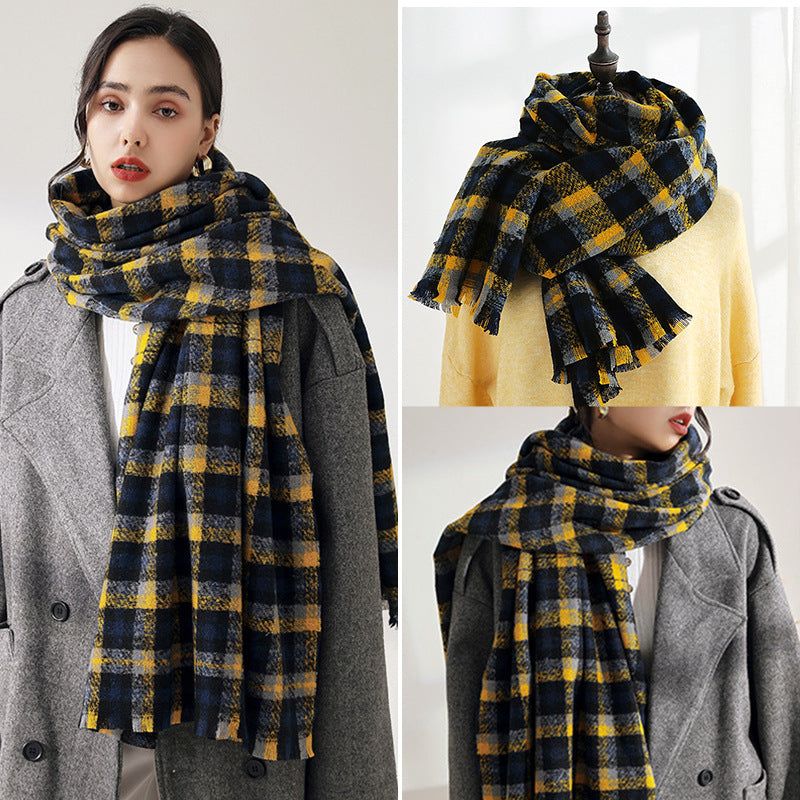 Scarvii - Colorful Plaid Scarf for Women