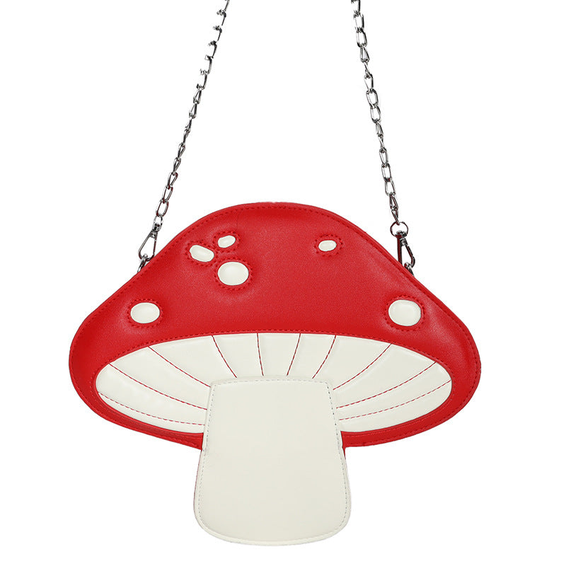 Adorable Mushroom Chain Shoulder Bag