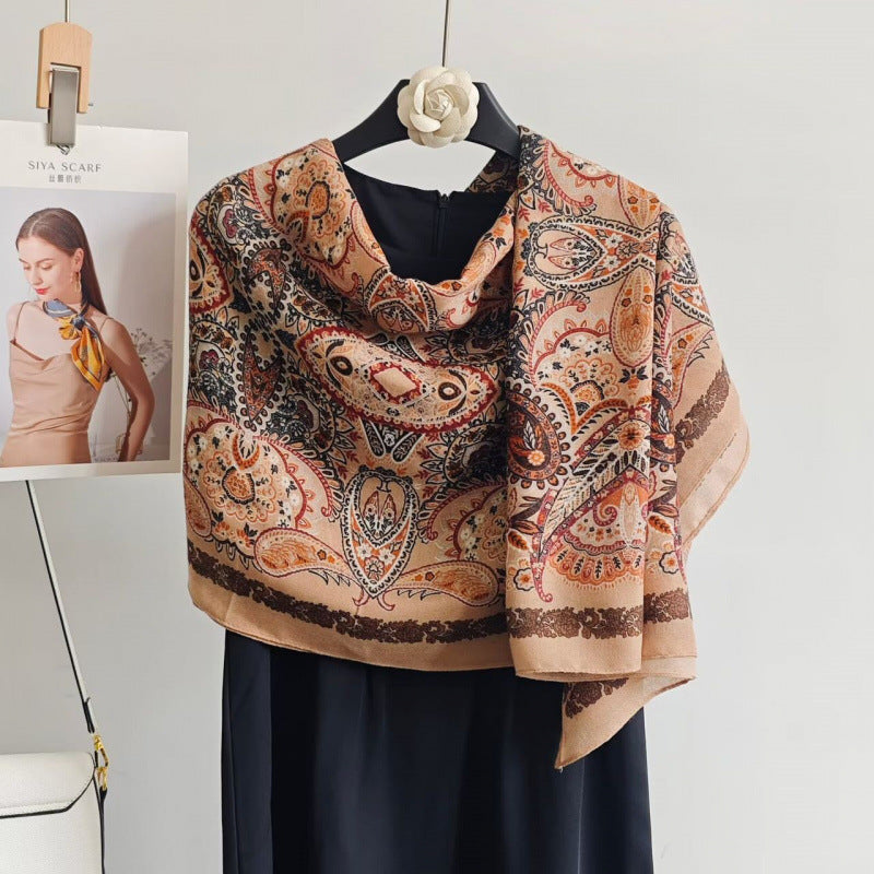 Scarvii - Paisley Floral Medallion Scarf