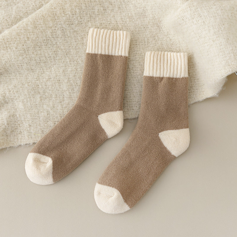 Rufia - Soft Creamy Tone Everyday Crew Socks