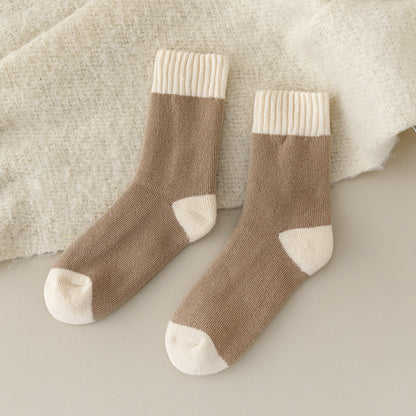 Rufia - Soft Creamy Tone Everyday Crew Socks
