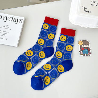 Rufia - Summer Smiley Face Socks