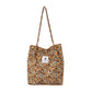 Printed Corduroy Canvas Tote Bag