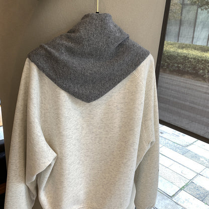韩系撞色百搭三角巾小众高级平板飘带针织纯色外搭披肩坎肩三角巾