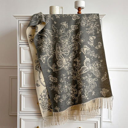 Product image for Scarvii - Fine Fuzzy Surface Scarf (Dark Gray)