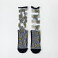 Rufia - Asymmetrical Pattern Sheer Socks