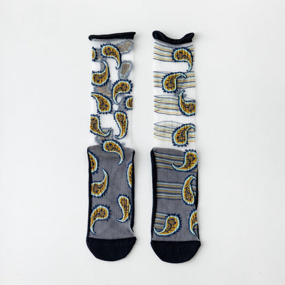 Rufia - Mixed Pattern Sheer Socks