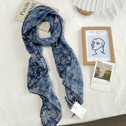 Scarvii - Semi-Sheer Print Scarf